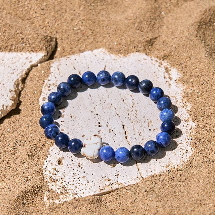 Naturalne Buddha Stones , różne kamienie, bransoletka z motywem słonia, siła duchowa - image 1