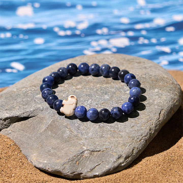 Naturalne Buddha Stones , różne kamienie, bransoletka z motywem słonia, siła duchowa - image 2