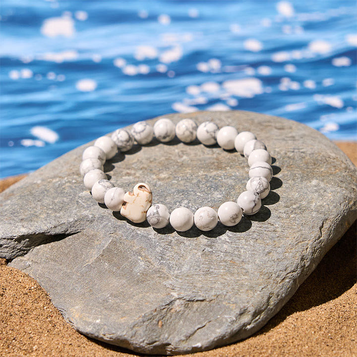 Naturalne Buddha Stones , różne kamienie, bransoletka z motywem słonia, siła duchowa - image 11