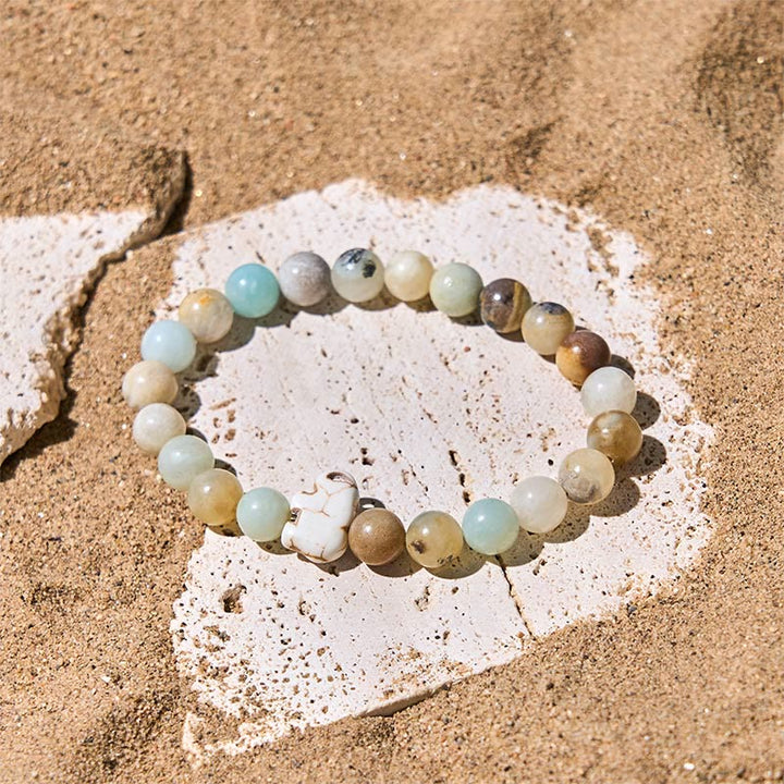 Naturalne Buddha Stones , różne kamienie, bransoletka z motywem słonia, siła duchowa - image 14