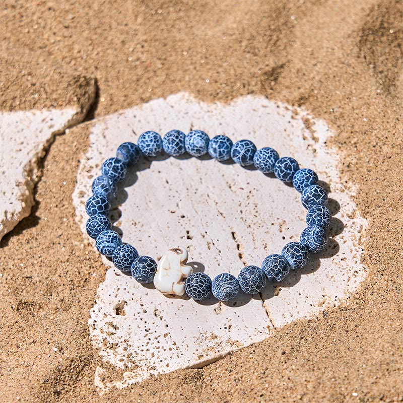 Naturalne Buddha Stones , różne kamienie, bransoletka z motywem słonia, siła duchowa - image 18