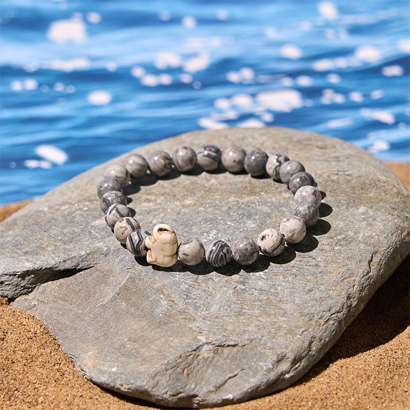 Naturalne Buddha Stones , różne kamienie, bransoletka z motywem słonia, siła duchowa - image 23