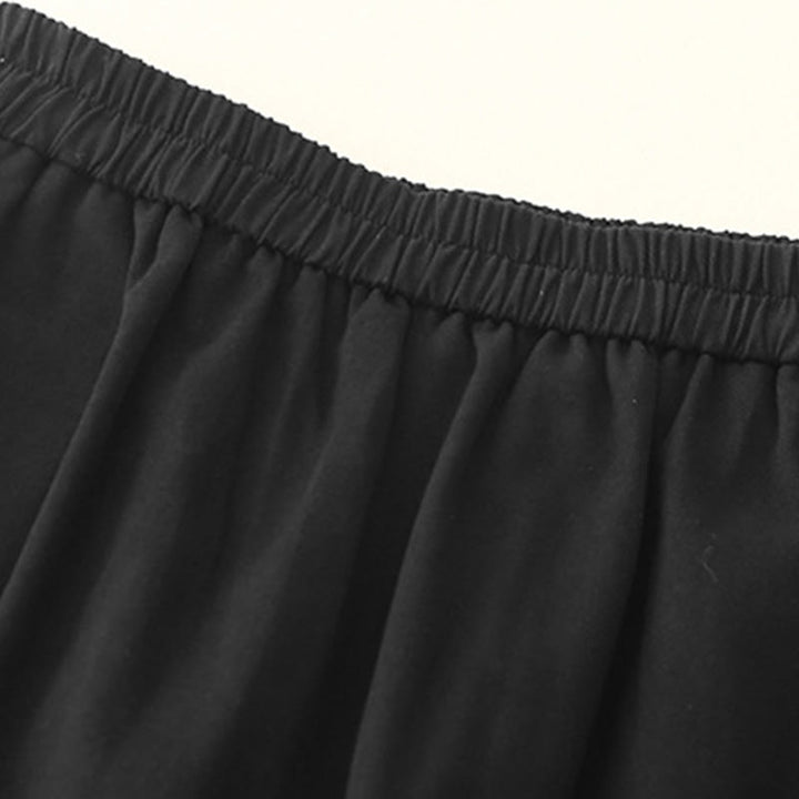 Spodnie damskie z bawełny i poliestru z kieszeniami i guzikami zatrzaskowymi Buddha Stones - image 10