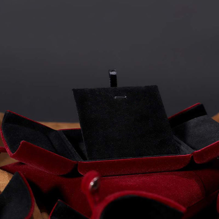 Pudełko do przechowywania biżuterii Flanelowe pudełko prezentowe - image 8