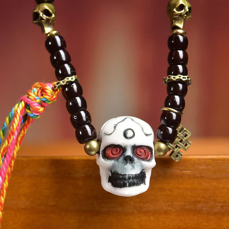 Buddha Stones Tybetańskie Skorupa Kokosa Bransoletka Władca Zwłok Las Pozytywna - image 3