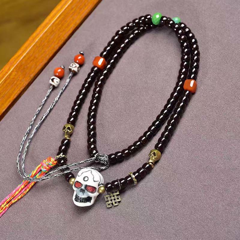 Buddha Stones Tybetańskie Skorupa Kokosa Bransoletka Władca Zwłok Las Pozytywna - Skorupka kokosa (szczęście ♥pozytywność) - image 0