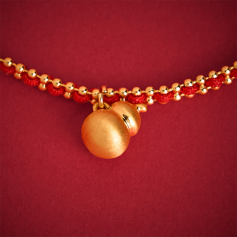 Bransoletka Buddha Stones Red String z miedzi i mosiądzu, siła i bogactwo - image 3