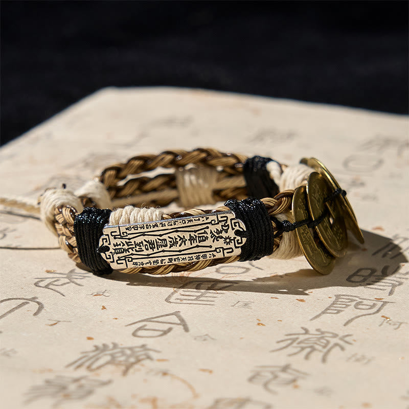 Bransoletka z amuletem i liną ochronną z kamieniami Buddha Stones cesarza  - image 4