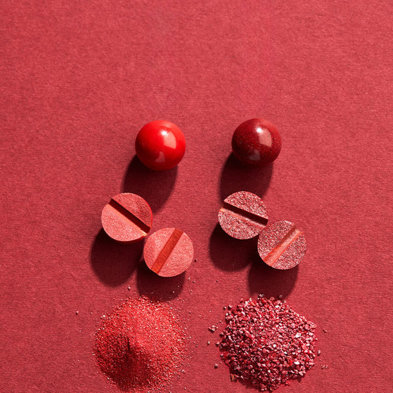 Bransoletka z Buddha Stones , naturalnym bursztynem i cynobrem - image 7