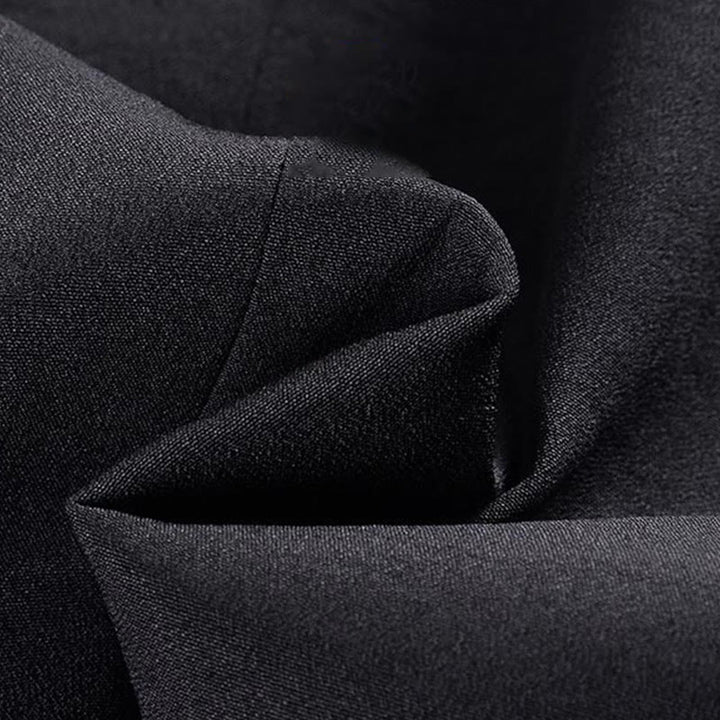 Kurtka męska z długim rękawem i haftem Buddha Stones z żabą i guzikami - image 9