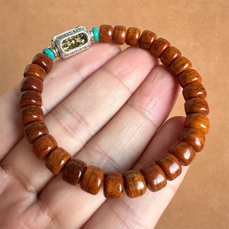 Bransoletka z Buddha Stones , koralików Vajra z trzema oczami Dzi, przynosząca szczęście - image 5