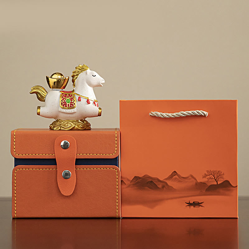 Buddha Stones, chiński zodiak, rok konia, znak Fu, dobrobyt, dekoracja domu - image 1