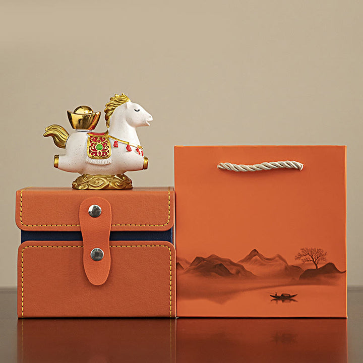 Buddha Stones, chiński zodiak, rok konia, znak Fu, dobrobyt, dekoracja domu - image 1