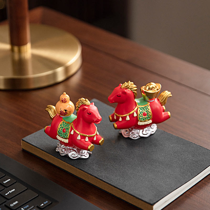 Buddha Stones, chiński zodiak, rok konia, znak Fu, dobrobyt, dekoracja domu - image 25