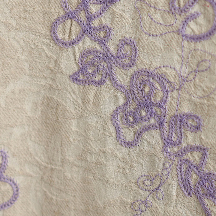 Kurtka zimowa damska Buddha Stones z długim rękawem, kołnierzem stójką i guzikami typu żaba, z bawełnianą podszewką i kieszeniami - image 13