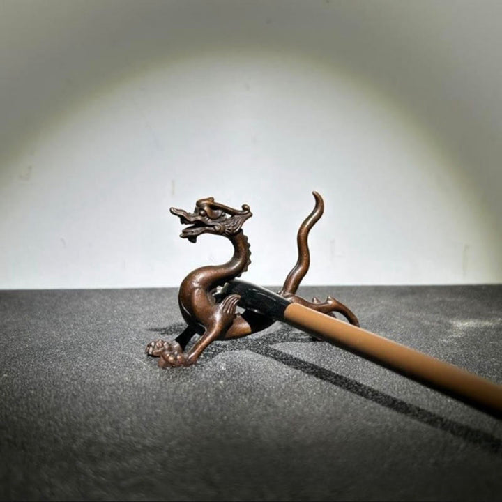 Buddha Stones Mini Smok Stop Ochrona Szczęścia Dekoracja Domu 7,6*2,5*5,4 cm - image 4