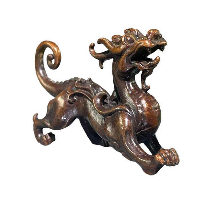 Buddha Stones FengShui Małe Stopy PiXiu Bogactwo Szczęście Dekoracja 9,2*2,4*5,2 cm - image 12