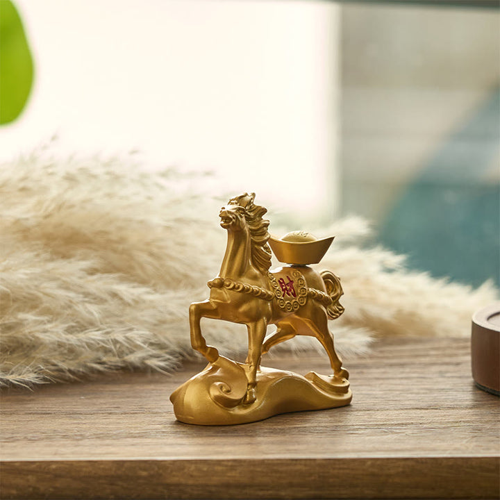 Buddha Stones Chiński Zodiak Rok Konia Przyciągają Szczęście Dobrobyt Dekoracja Domu - image 7