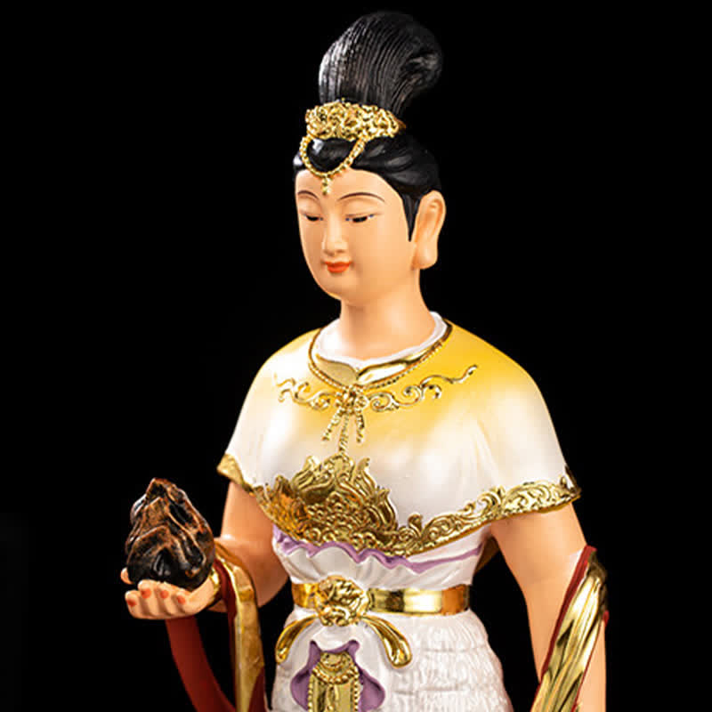 Bodhisattwa Nuwa Ochrona Żywica Posąg Dekoracja Domu