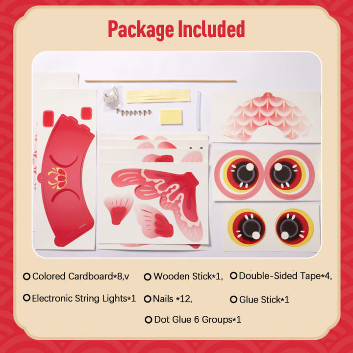 Buddha Stones DIY Fortuna Szczęście Ryba Koi Papierowa Lampa Latarnia Święto Środka Jesieni Dziecko Dzieci Dekoracja Latarni