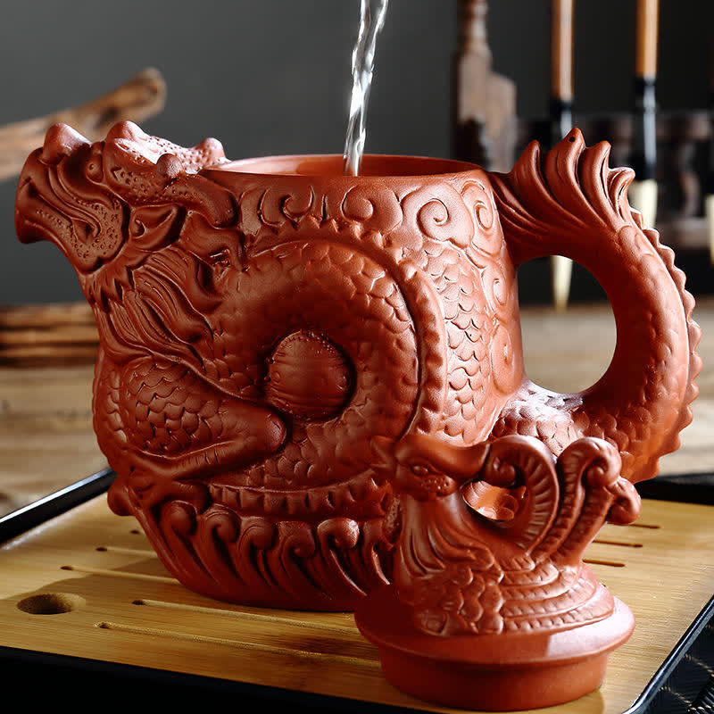 Ceramiczny czajniczek Vintage Dragon Phoenix