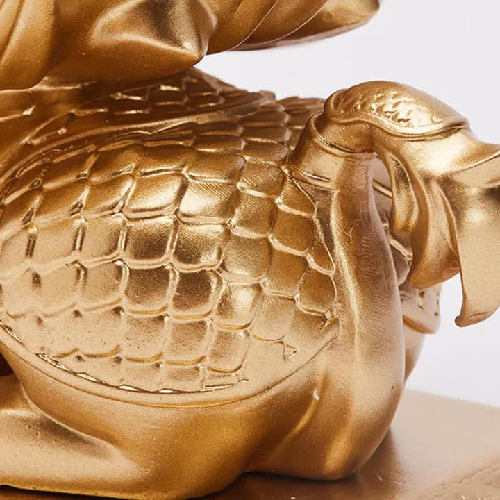 Buddha Stones Lwa Statua Siła Żywica Dekoracja Domu Biuro