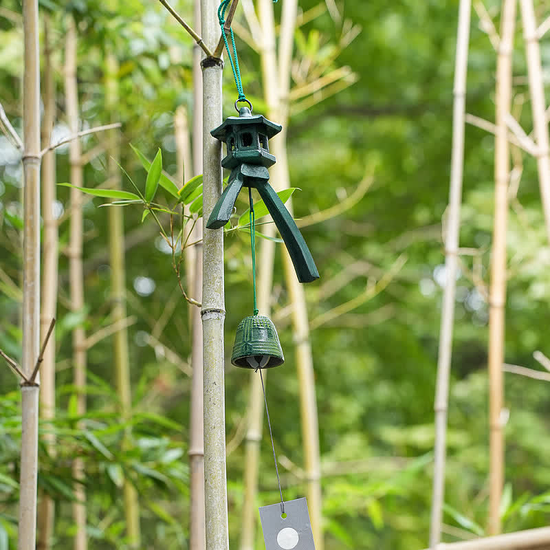 Pomyślny ścienny dzwonek do zawieszania szczęścia ręcznie robiony wystrój domu