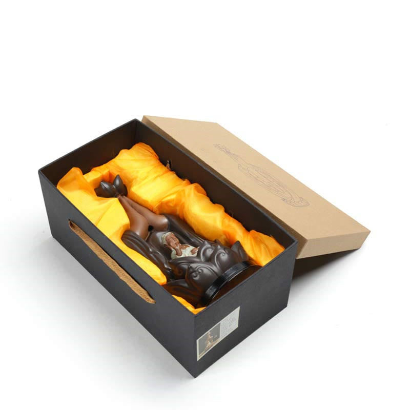 Budda Awalokiteśwara Czenrezig Ksitigarbha Ceramiczny palnik kadzielniczy z błogosławieństwem lotusu