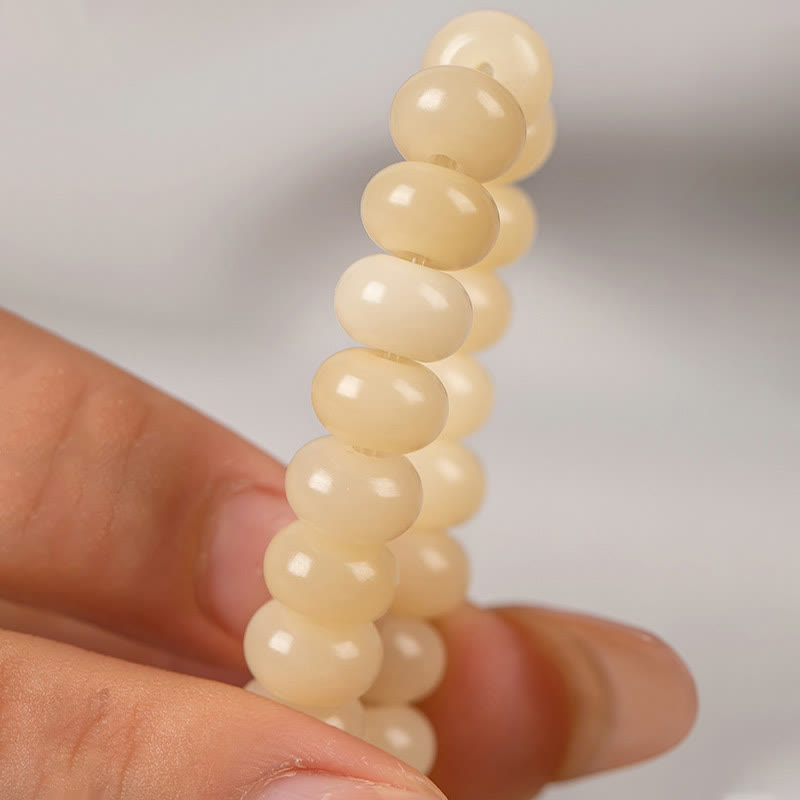 Bransoletka Buddha Stones Bodhi Seed Lotus Pod Charm Peace Double Wrap