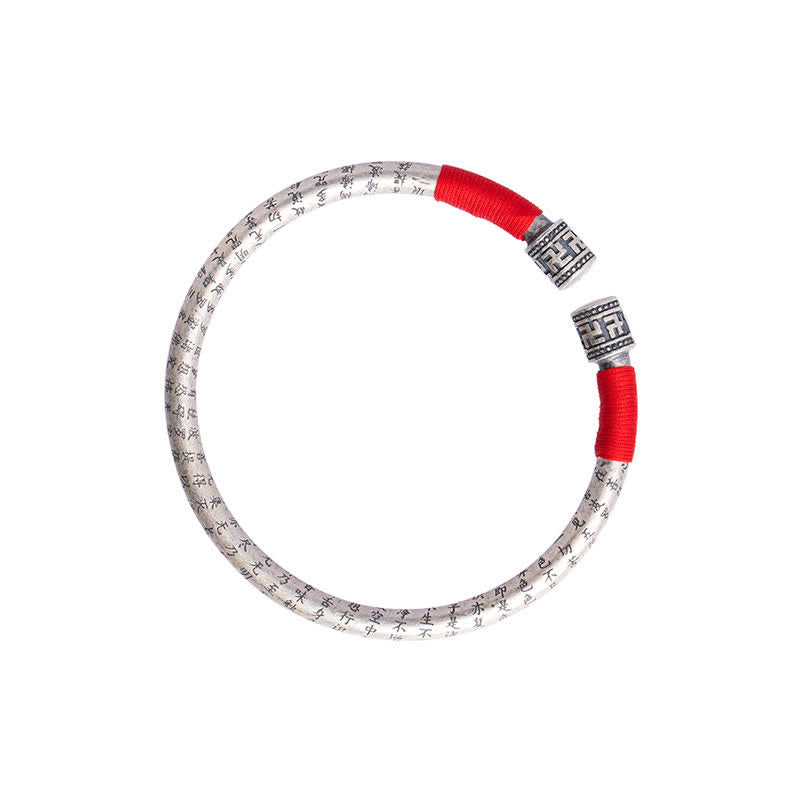 Buddha Stones Tybet Om Mani Padme Hum Szczęście Bransoletka z Czerwonego Sznurka