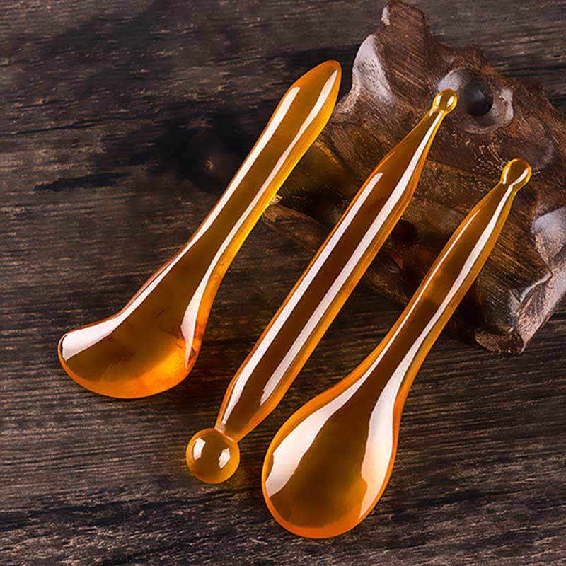 Zestaw narzędzi do masażu całego ciała i twarzy Gua Sha z żywicy