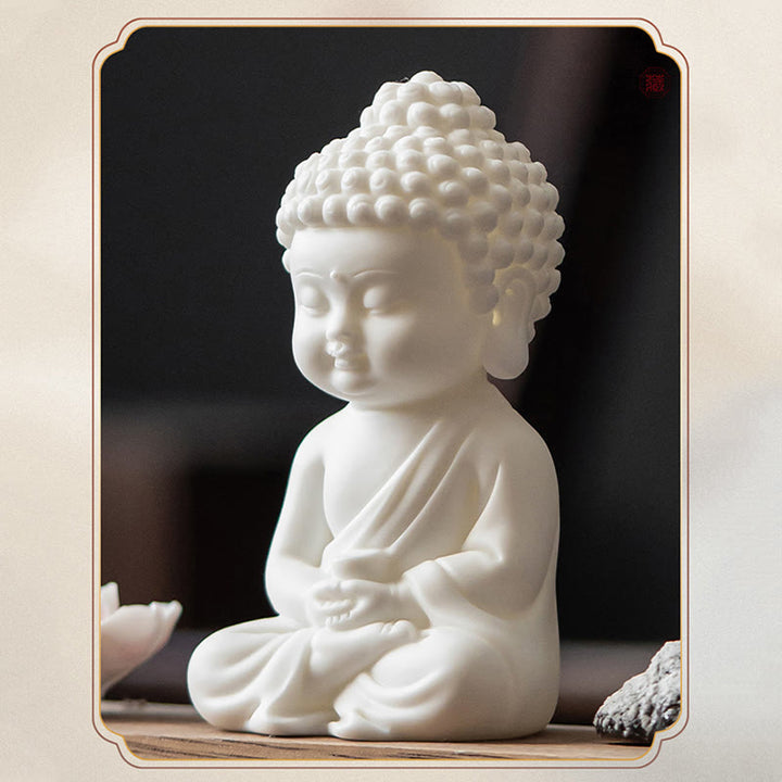 Buddha Stones Kwiat Lotosu Tathagata Kwan Yin Avalokitesvara Ksitigarbha Medytacja Ceramiczny Kadzidełko Dekoracja