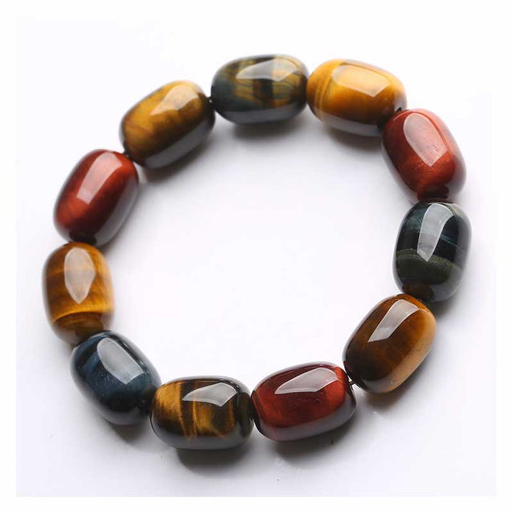 Bransoletka ochronna z Buddha Stones Natural Tiger Eye Healing Protection