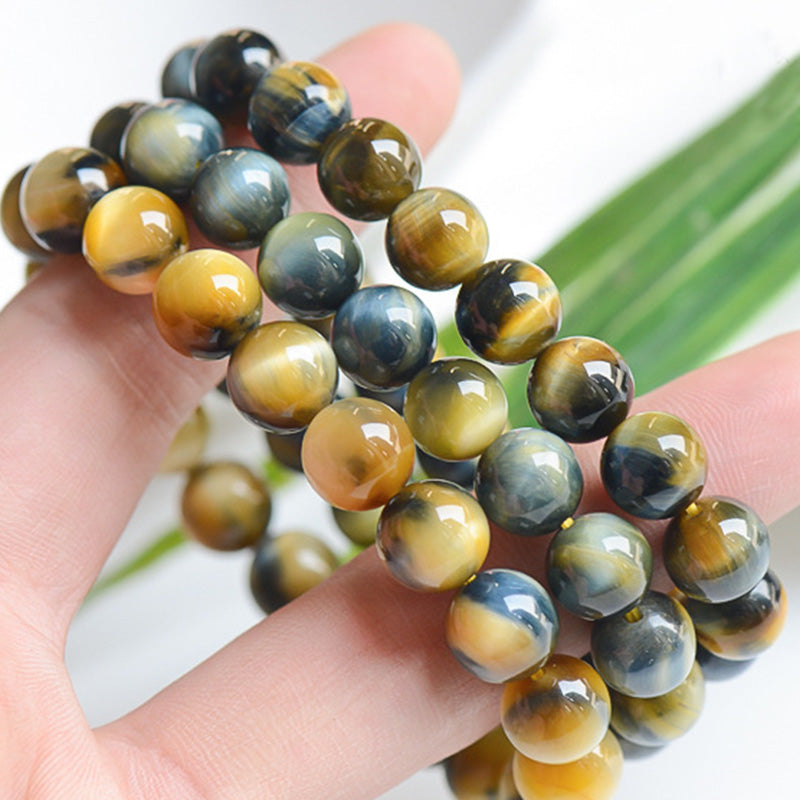 Bransoletka Buddha Stones Tiger Eye Protection Courage Strength
