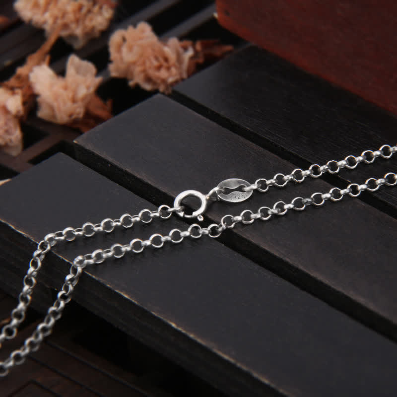 Naszyjnik Buddha Stones 990 Srebro Sterling Siła Słonia Wisiorek