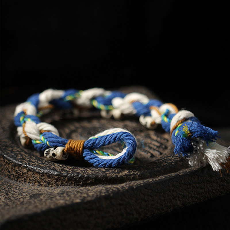 Buddha Stones Tybetańskie Zakiram Bogini Bogactwa Koraliki Grawerowane Ręcznie Bransoletka Szczęścia