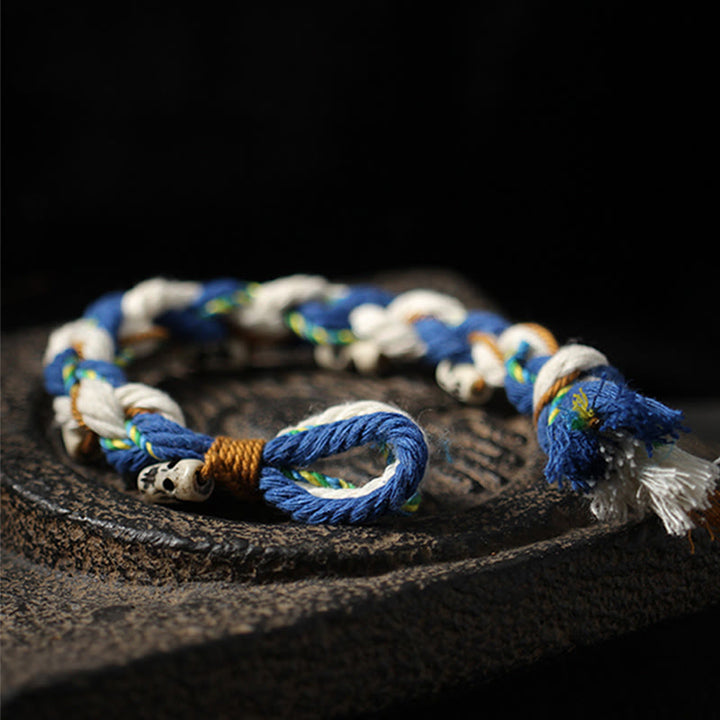 Buddha Stones Tybetańskie Zakiram Bogini Bogactwa Koraliki Grawerowane Ręcznie Bransoletka Szczęścia