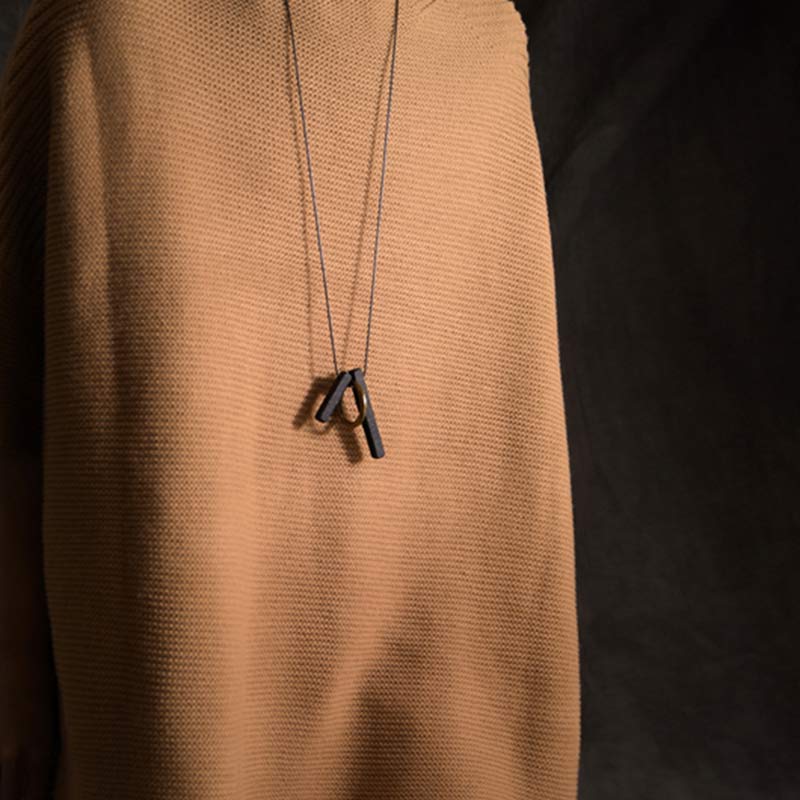 Buddha Stones Zen Circle Ebony Wood Enlightenment Wisiorek - image 3