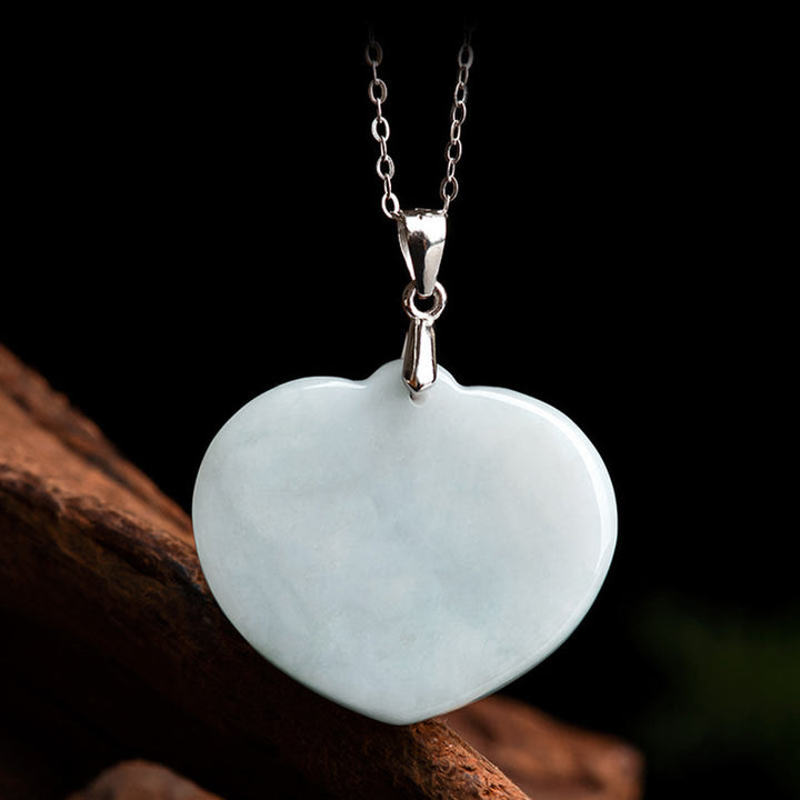 Buddha Stones 925 Srebro Sterling Śmiejący się Budda Biały Jadeit Naszyjnik Wisiorek Błogosławieństwo Szczęścia - image 7