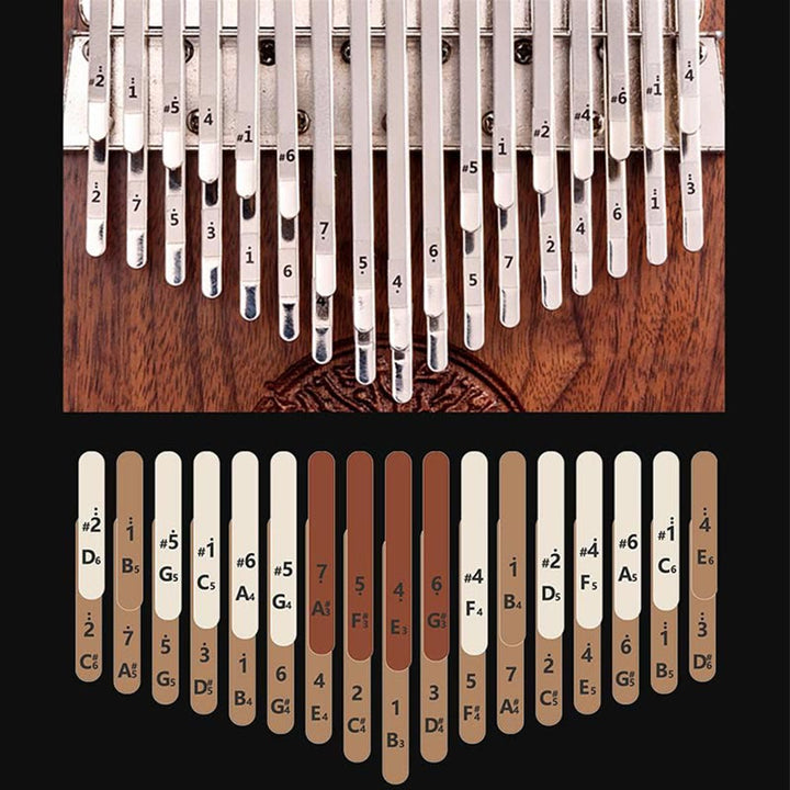 Kalimba 34 klawisze Thumb Piano Tree of Life Design przenośny palec Marimba Piano