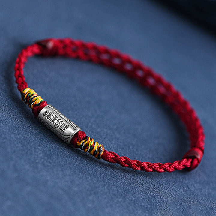 Buddha Stones ręcznie robione 925 srebro próby 925 wszystko idzie dobrze projekt ochrona siła bransoletka kostka