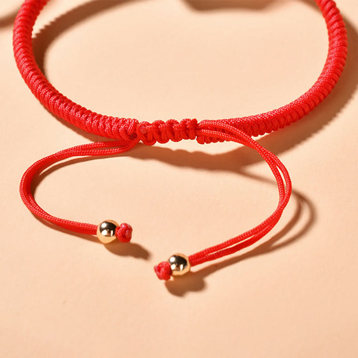 Buddha Stones Drewno Hebanowe Głowa Kota Wzór Pokoju King Kong Węzeł Bransoletka Pleciona - image 12