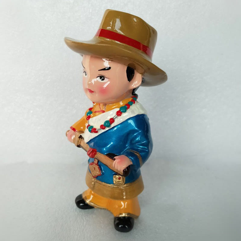 Buddha Stones malowane ręcznie tybetańskie figurki kreatywny dom biuro dekoracja samochodu ozdoba