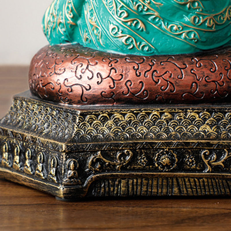 Buddha Stones, żywiczna statua Buddy Współczucia, dekoracja