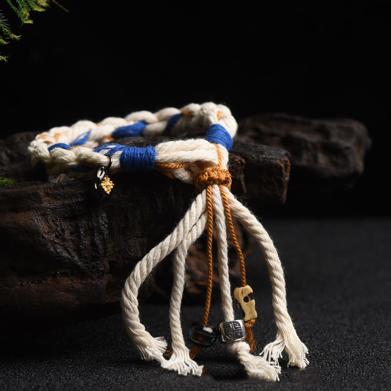 Buddha Stones Tybet Zakiram Bogini Bogactwa Thangka Ręcznie Robiona Bransoletka Szczęścia