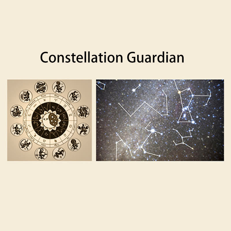 Buddha Stones 999 Srebro Sterling 12 Konstelacji Zodiaku Błogosławieństwo Bransoletka Ręcznie Robiona