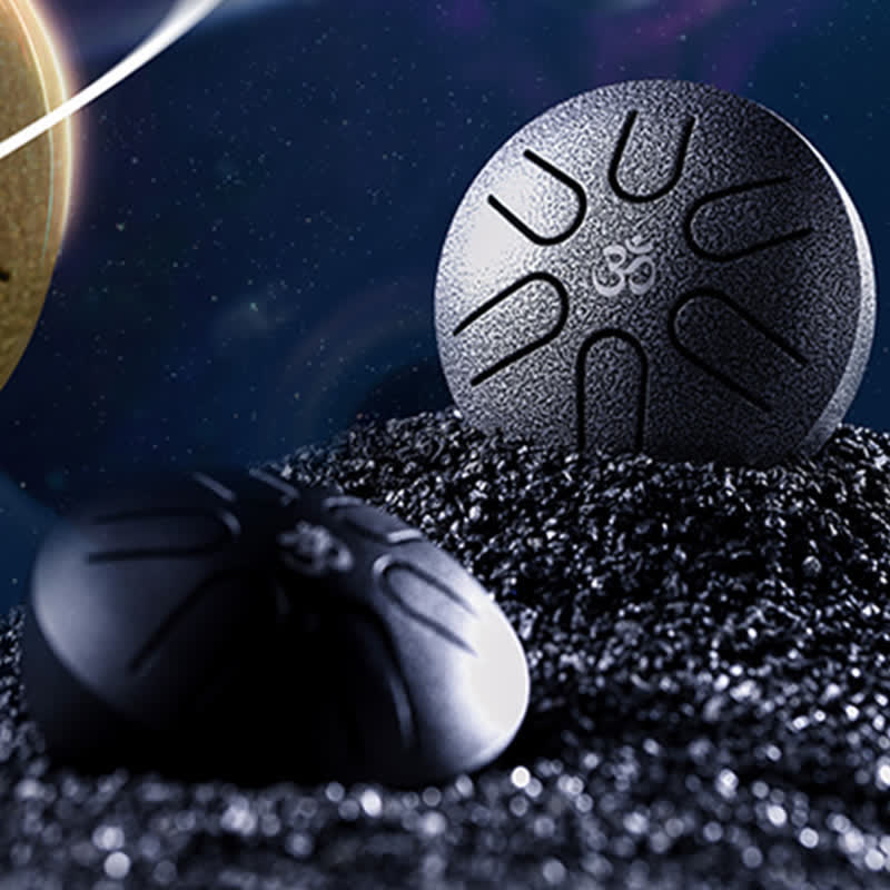 Miniaturowy stalowy bęben językowy 3-calowy zestaw bębnów leczniczych