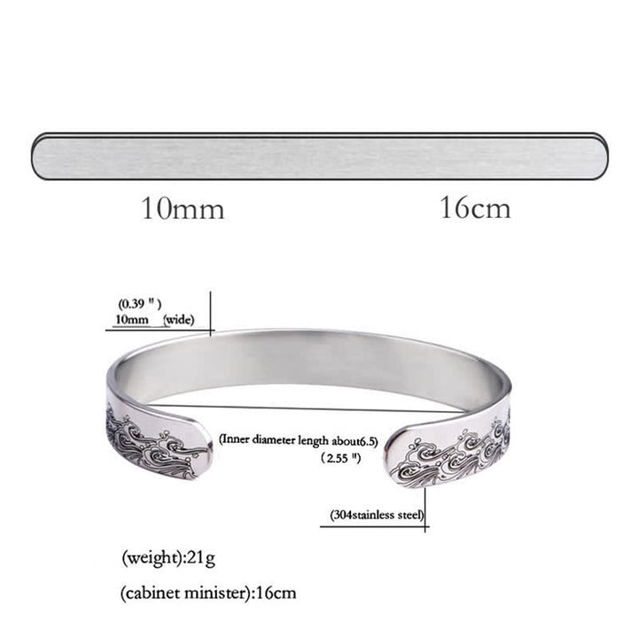 Bransoletka harmonijna z napisem „Dzień, w którym cię straciłem”