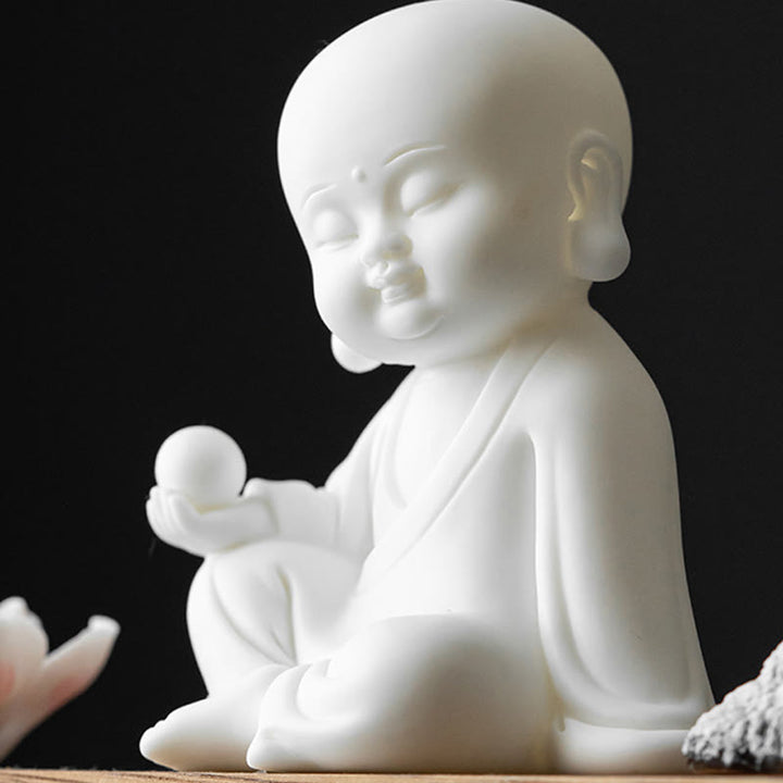 Buddha Stones Kwiat Lotosu Tathagata Kwan Yin Avalokitesvara Ksitigarbha Medytacja Ceramiczny Kadzidełko Dekoracja