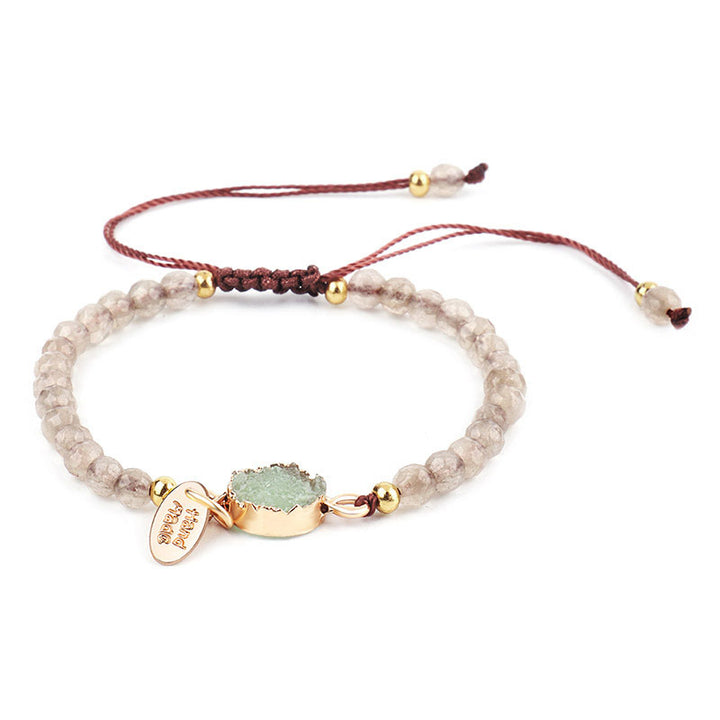 Bransoletka z naturalnego kryształu Buddha Stones Lucky Healing